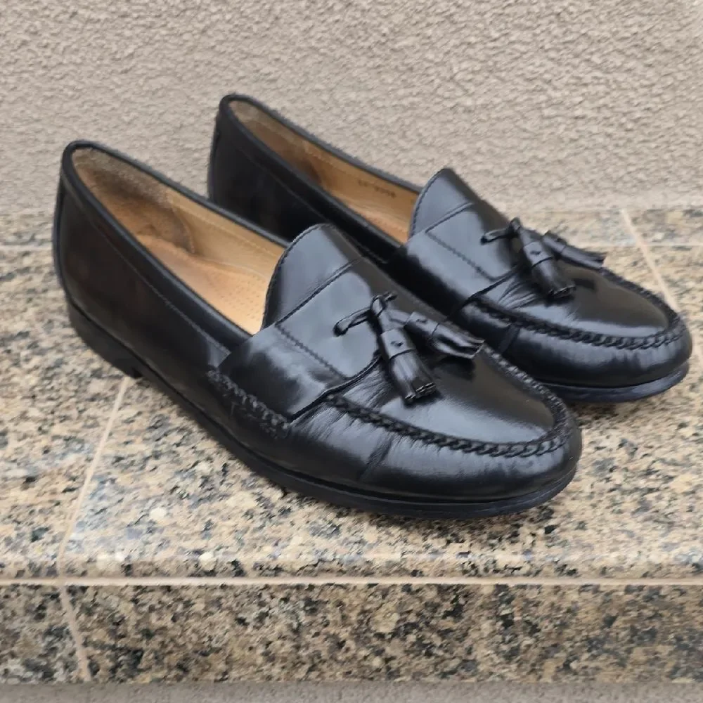 Cole Haan Classic Black Tassel Loafers